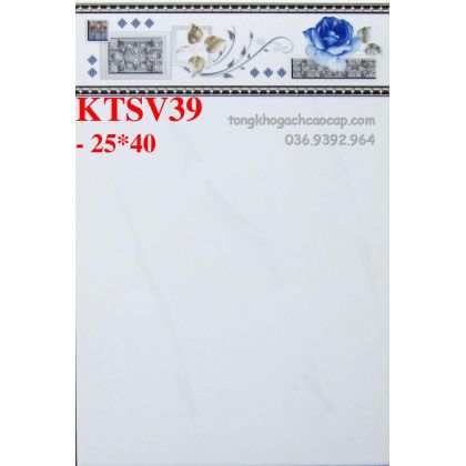 Gạch dán phòng trọ giá rẻ 25x40 KTSV39 