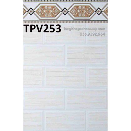 Gạch dán tường 25x40 mẫu mới đẹp TPV253 