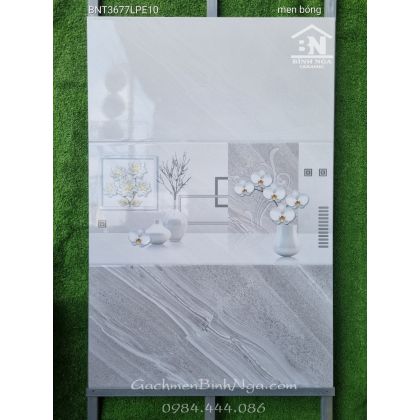 Gạch dán tường 30x60 vân đá trắng xám BNT3677LPE10 