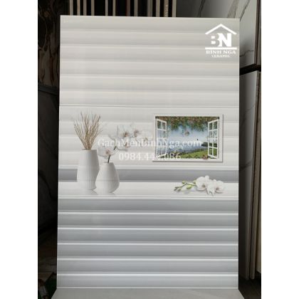 Gạch dán tường 30x60 vân sọc xám 