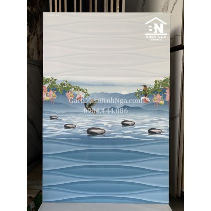 Gạch dán tường 30x60 xanh biển 