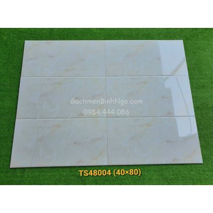 Gạch dán tường 40x80 tường vân vàng TS48004 