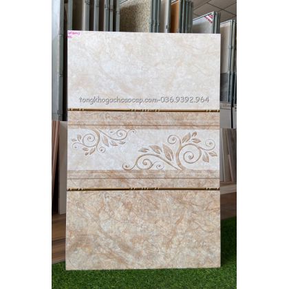 Gạch dán tường màu vàng kem 30x60 TTC giá rẻ HCM 
