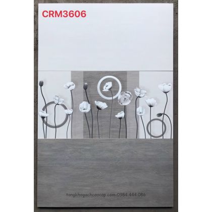 Gạch dán tường màu xám giá rẻ 30x60 CRM3606  