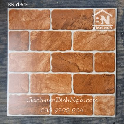 Gạch giả cổ Bồ Đào Nha màu đỏ lát nền giá rẻ BN513CE 