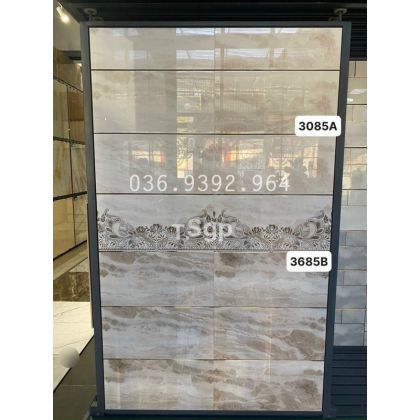 Gạch khắc kim 30x60 men kính 3685AB 
