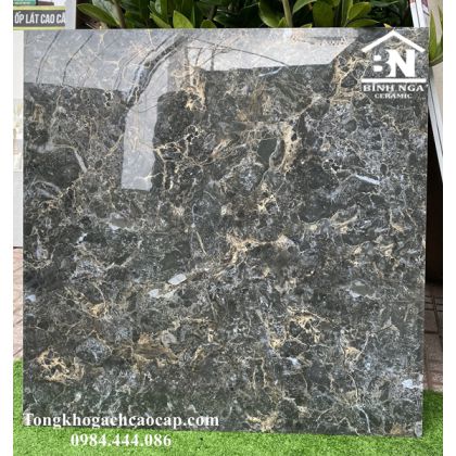 Gạch khắc kim 80x80 bóng kiếng Việt Nam 