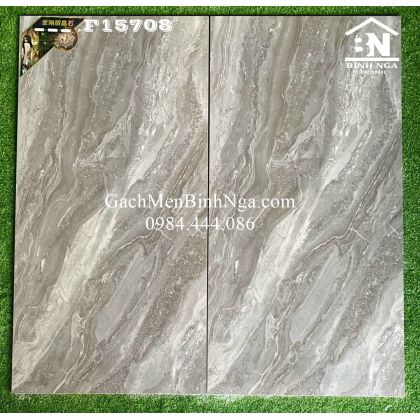 Gạch khổ lớn 750x150 bóng kiếng cao cấp xám vân đá 