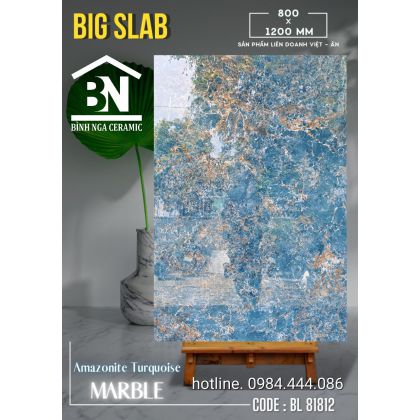 Gạch lát nền khổ lớn 800x1200 vân đá xanh ngọc thạch 