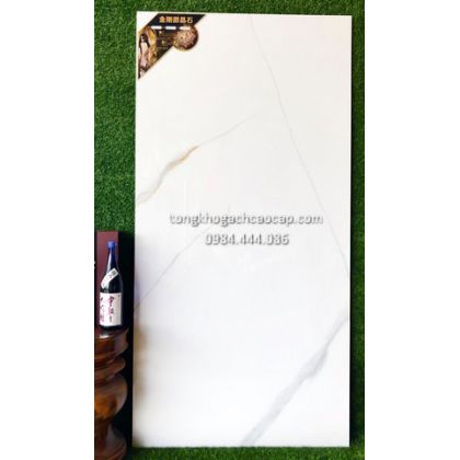 Gạch Khổ Lớn 80x160cm Trắng Vân Mây 
