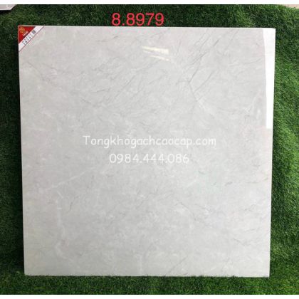 Gạch lát nền 80x80 cao cấp màu trắng xám 