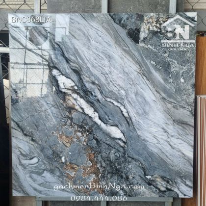 Gạch lát nền 80x80 vân đá xám marble cao cấp 