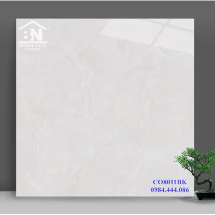 Gạch lát nền 80x80 bóng kiếng vân mây 