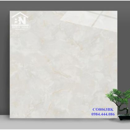 Gạch đá bóng kiếng 80x80 vân mây cao cấp 