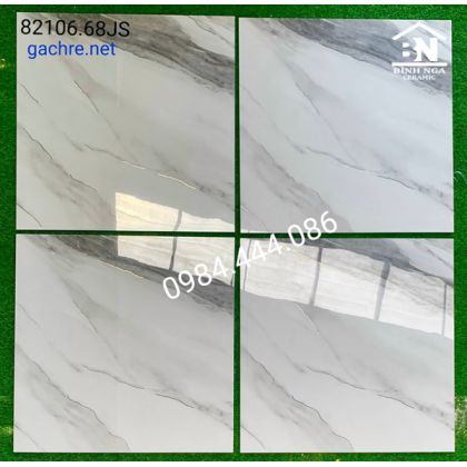 Gạch lát nền khắc kim 800x800 bóng kiếng vân đá 