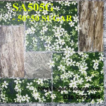 Gạch lát sân hoa cỏ giá rẻ 50x50 SA505G Sugar 