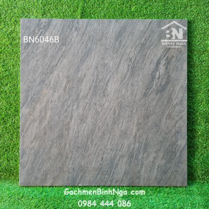 Gạch nhám 60x60 màu nâu vân đá 