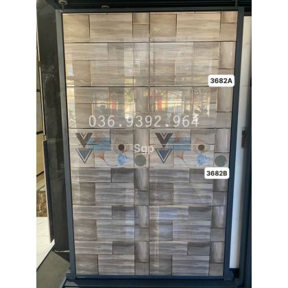 Gạch nhũ vàng vân gỗ 30x60 3682AB 