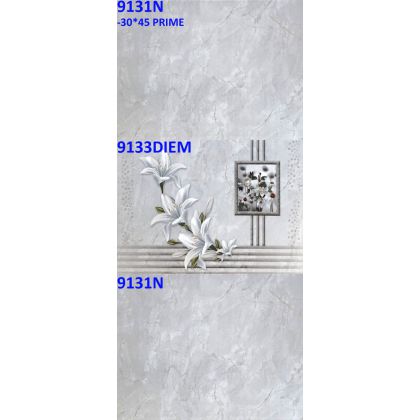 Gạch ốp tường 3045 prime bộ ba viên màu xám 