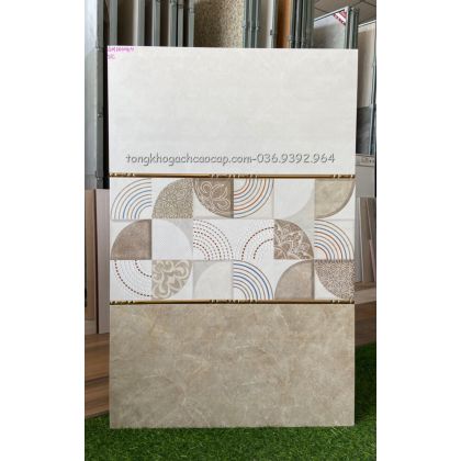 Gạch ốp tường 30x60 men matt màu vàng  