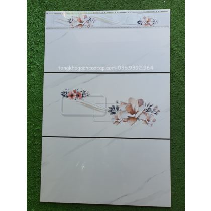 Gạch ốp tường 30x60 trắng vân L1 sale giảm giá 