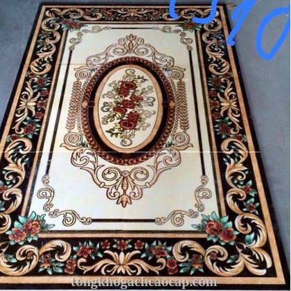 Gạch thảm lát nền phòng khách sang trọng 1.2x1.8m 