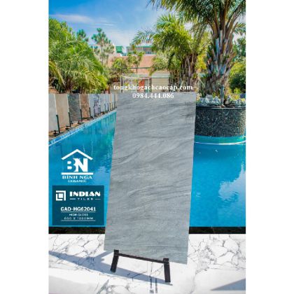 Mẫu gạch cao cấp 60x120 Ấn độ HG62041 
