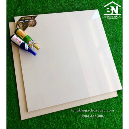 Gạch 100x100 bóng kiếng xà cừ trắng TQ 