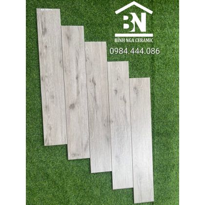 Mẫu gạch vân gỗ 15x90 màu xám nhập khẩu 