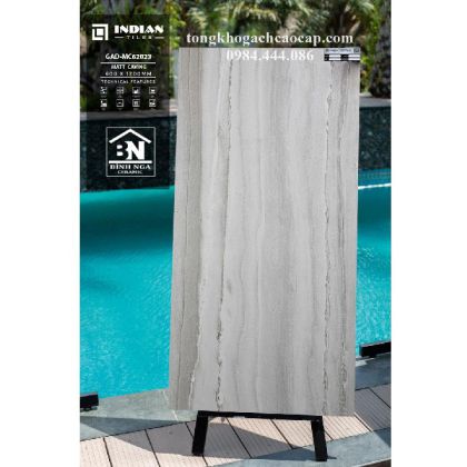 Mẫu gạch 60x120 mờ matt hiệu ứng Caving MC62023 