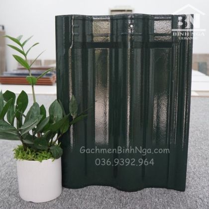 Ngói lợp Iris Catalan màu xanh rêu 1801 