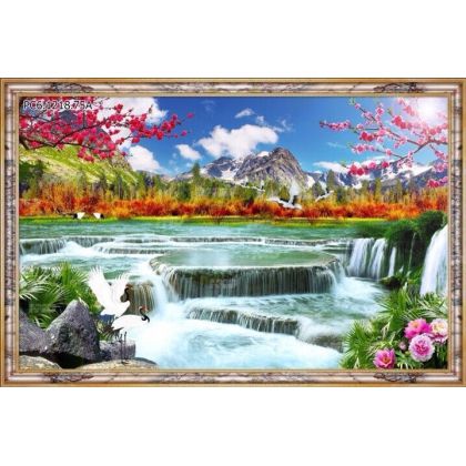 30 mẫu Tranh phong cảnh thác nước 3D đẹp  