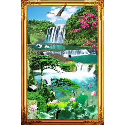Tranh treo tường Sơn thủy hữu tình đẹp-Sài Gòn 