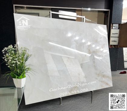 Gạch lát nền khổ lớn 1200x1800 vân đá marble siêu bóng nhập khẩu