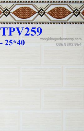 Gạch dán tường 25x40 giá rẻ Phước Hiệp TPV259