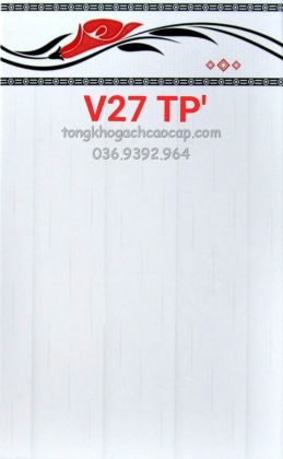 Gạch dán tường rẻ tiền 25x40 TPV27