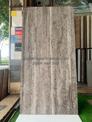 Gạch granite khổ lớn 60x120 bóng kiếng vân gỗ giả cổ Apodio 204THUY