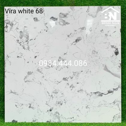 Gạch khổ lớn 1mx1m trắng vân xám Vira White 