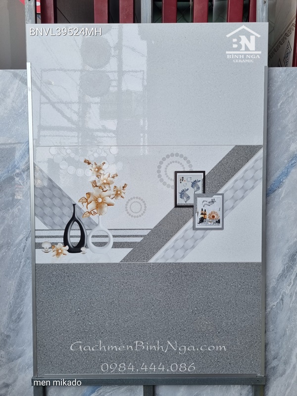 Gạch dán tường 30x60 men bóng cao cấp mikado